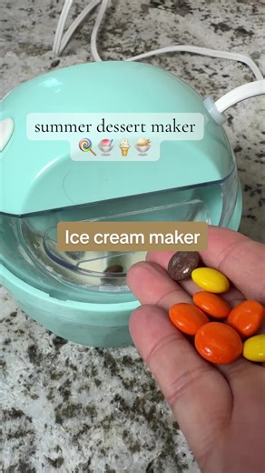 People are starting to make ice cream at home again, and this KitchenHQ ice cream maker with handle makes it easy to create fun family dessert nights and summer memories. @HSN, Inc #icecreammaker #homemadedessert #summermemories #tiktokshopspringglowup #TikTokShopCreatorPicks