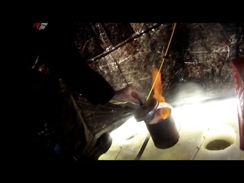 Simple DIY Ice shack/survival heater