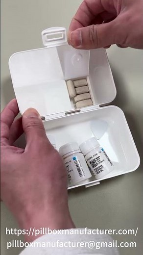 Game Changer! 2 in 1 Medicine Box Storage + Pill Organizer, Large Capacity
