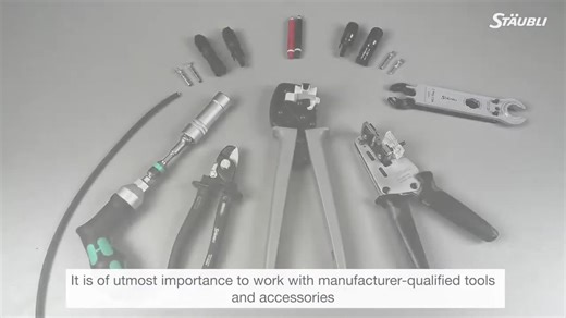 Staubli MC4 PV Connector Tool Case Set MC4 and MC4-EVO2 More Professional Solar Power Plant Installation Tools