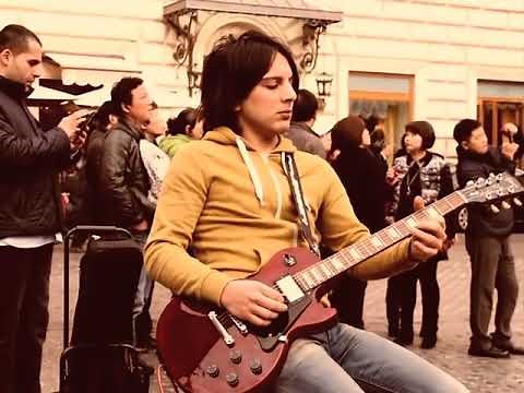 Miguel Montalban / Bohemian Rhapsody (Queen) Awesome street busking performance!