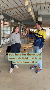 “What’s your favourite part of your programme?” We hit campus with our mini-mic to find out what students really think! From international classrooms to hands on lab work, here’s what they had to say. Video credit: Fabio Cavaliere, Timothy Parker. | Lund University
