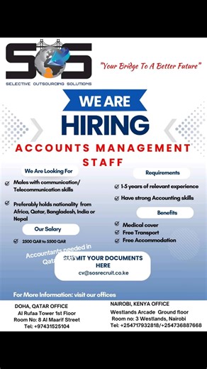 Accountant Job Opportunity in Qatar
