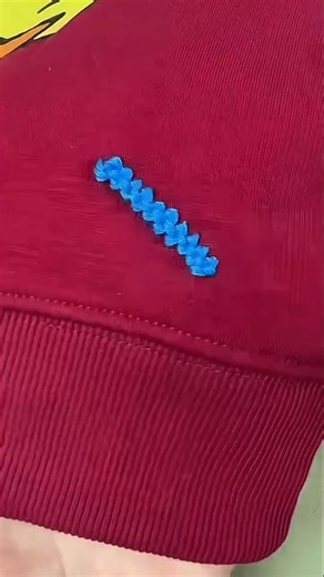 Old Hoodie Repair Trick You Didn’t Know 😱 | Simple Stitch That Looks Designer!”#diylyricsvideo#viral