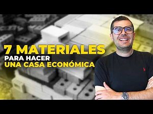 Materiales que HARÁN tu casa más económica sin perder calidad