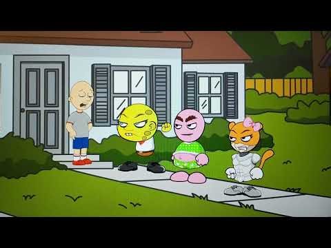 Classic Caillou bullies Princess Matilda and Puppycorn and Gets Grounded (GoAnimate | Vyond)