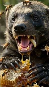 Honey Badger's Dangerous Honey Hunt 🐝 | AI Wildlife Documentary | Honey Badger vs Thousands of Bees🍯