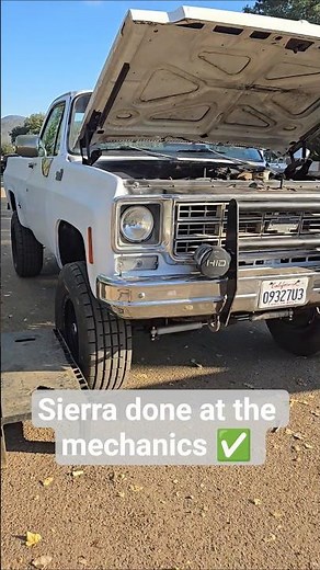 My 76 Sierra just got Fixed ❤️ #automobile