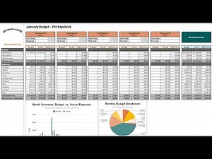 Custom Weekly Budget Worksheet | Demo