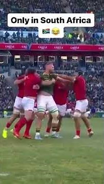 South African Rugby Showdown! 💥 Intense Fight on the Field!