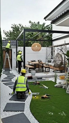 Smart Outdoor Courtyard Setup Transformation