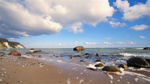 Beach, Sea, Baltic Sea. Free Stock Video