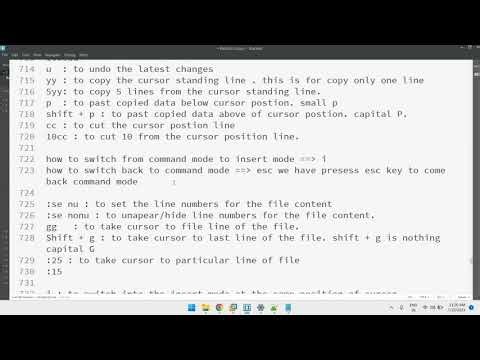 Basic commands in linux