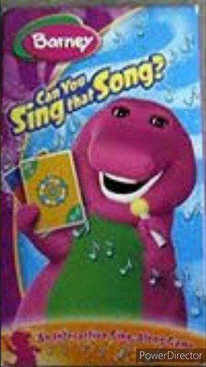barney can you sing that song