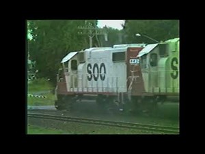 Soo Line Train 940 943 Meet At NE Johnson Street On Shoreham Hill