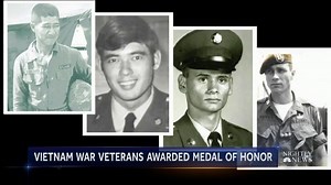 Biden awards Medal of Honor to 4 Vietnam War veterans