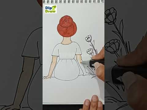 How to draw a lady detailed video #drawingforkids #ladydrawing #drawlady #easydrawing