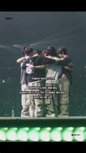 give up and regret, it's now or never #comebackheeseung #enhypen_home #enhypen_is_7 #alwayswithyou