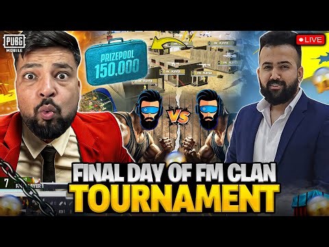 FINALL DAY OF FM League - Pubg Mobile 🥵 | $150,000 Clan Battle 🤑 | FM Radio Gaming