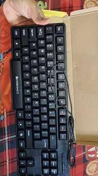Zebronics K20 keyboard Unboxing