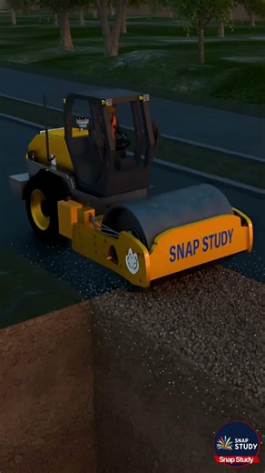 Vibratory Soil Compactor (Road Roller)🚜 Working Explained! 💪