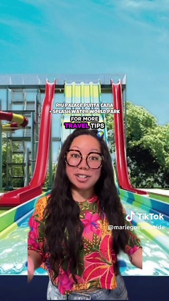 Acceso al RIU Splash Water World en Punta Cana
