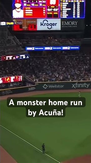 A monster home run by Acuña!
