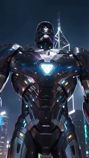 Futuristic Robot Transformation — Hollywood VFX | Plasma Weapons, Neon City | CGI 4K