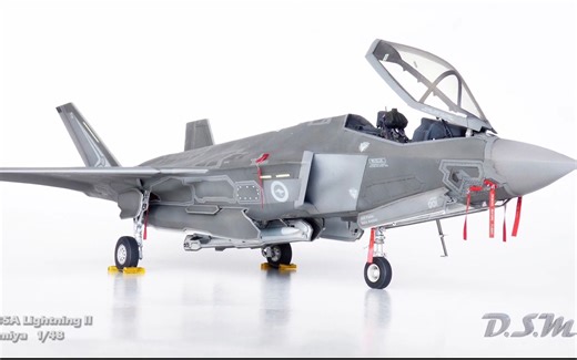 【Details Scale Models】田宫Tamiya 1/48 F-35A Lightning II联合攻击机模型制作过程