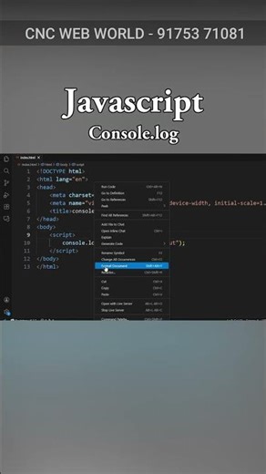 Javascript - Console Log #frontendcourse #coding #computer