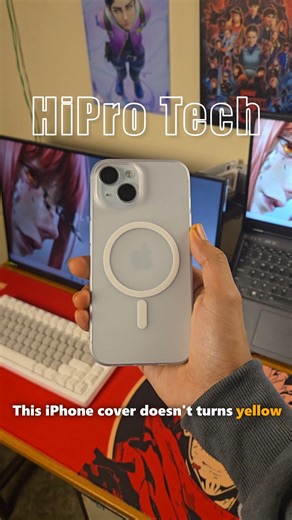 Setup Sage │ Tech Reviews │ Desk Setup on Instagram: "I got this iPhone cover from @hiprotech.in and here’s why I like it 👇 • Anti-yellow technology • Free replacement guarantee • Matte finish, premium in hand • Sleek design, no bulk • MagSafe compatible • Perfect button cutouts • Multiple color options #iphones #iphonecover #iphone15 #magsafe #phonecase #phonecases #iphonecase #iphonecases #mobilecover"
