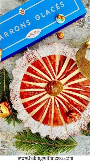 🇺🇸"Galette des Rois" | Candied Chestnut, Chestnut Cream👑 🇫🇷Galette des Rois aux Marrons🐪