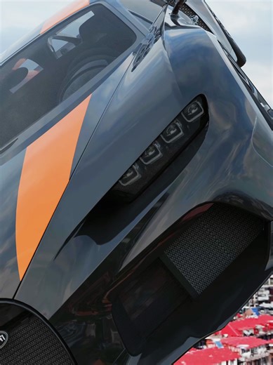 Unique Bugatti Chiron Design in CGI Animation