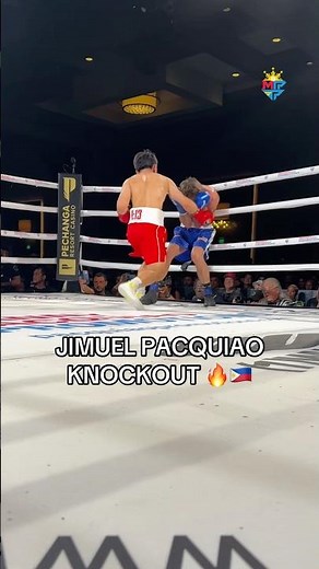 JIMUEL PACQUIAO 2ND ROUND KO 🤯🤯🇵🇭 #jimuelpacquiao #mpp #boxing