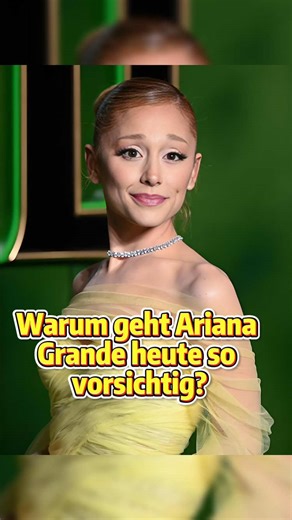 Warum geht Ariana Grande heute so vorsichtig?#ArianaGrande #wicked #celebrity#fyp#tiktok
