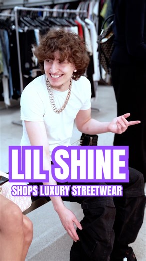 Rapper Lil Shine Shops Rare Designer Pieces & Exclusive Sneakers at Showroom LA