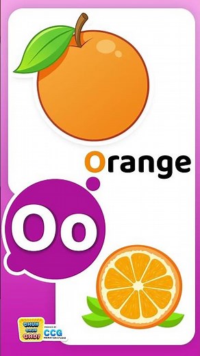 Learn Letter O 🎶 | Fun Alphabet Song for Kids | O is for Orange 🍊 and Onion 🧅 | #shorts