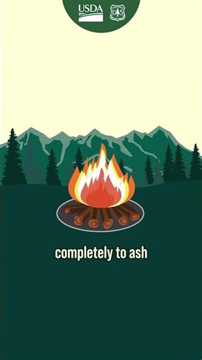 Smokey Bear Campfire Safety Steps