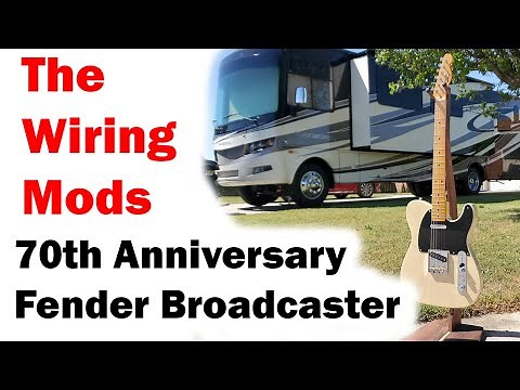 70th Anniversary Fender Broadcaster Wiring Mod VS Telecaster Wiring