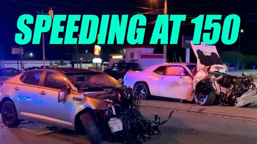 Dodge Challenger Destroyed After 150 MPH Police Chase, Driver On The Loose | Carscoops