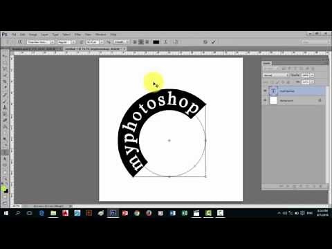 Basic Tagalog Tutorial on How to use Text in Photoshop cs6