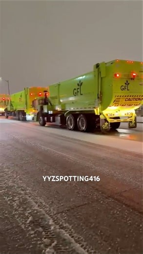 Garbage Trucks GFL Brampton