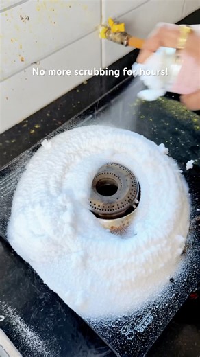Watch How This Kitchen Foam Spray Work