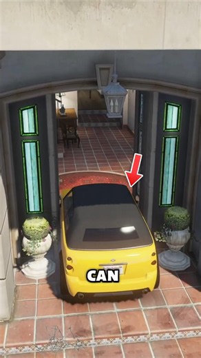 These Tiny Cars Can Fit Inside Michael's House in GTA 5 #gta #gta5 #gaming