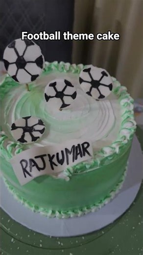 SIMPLE FOOTBALL CAKE FOR 12 th birthday #blackforestcake#chocolatecake #trendy #tutorial #newdesign