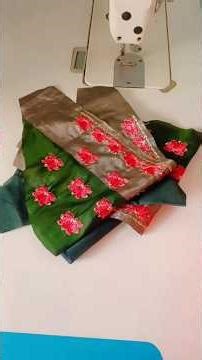 computer work blouse hand design Stiching easy method # short