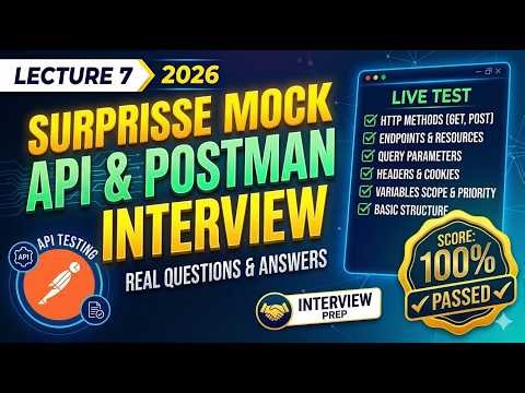API Testing Surprise Quiz! 🚨 | Postman Scopes & Fundamentals | Lecture 7 | Tech Bharat