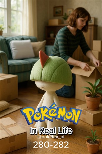 Pokémon in real life! ✨ 1000 AI-Generated Realistic Pokémon 👀 Follow to see ‘em evolve, battle & come to life! 🔥 If you want to help complete the Pokédex donate to my Ko-fi link in bio 👾 Join the Discord in bio to enter giveaway!! ⸻ 280 Ralts 💫 Pokédex Entry: Ralts is extremely sensitive to the emotions of people and Pokémon. It appears only to those with a warm, positive aura, hiding away from feelings of anger or hostility. Type: Psychic/Fairy (Fairy typing added in Gen 6) Height: 1’04” (0