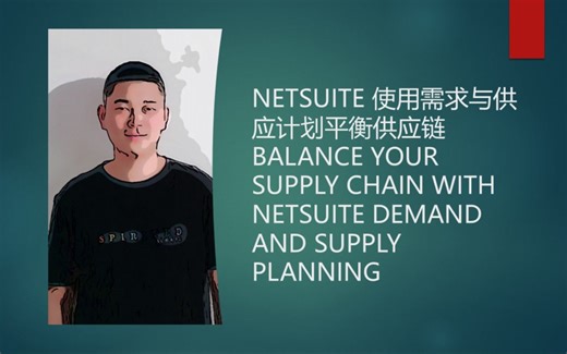 NETSUITE 使用需求与供应计划平衡供应链 BALANCE SUPPLY CHAIN WITH DEMAND AND SUPPLY PLANNING