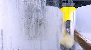 What does a Kärcher window vac have to do with a nice hot shower? Find the answer at https://www.kaercher.com/int/inside-kaercher/difference-kaercher-magazine/household-cleaning-tips/cleaning-tip-clean-windows-the-supreme-discipline-of-spring-cleaning.html | Kärcher | Facebook